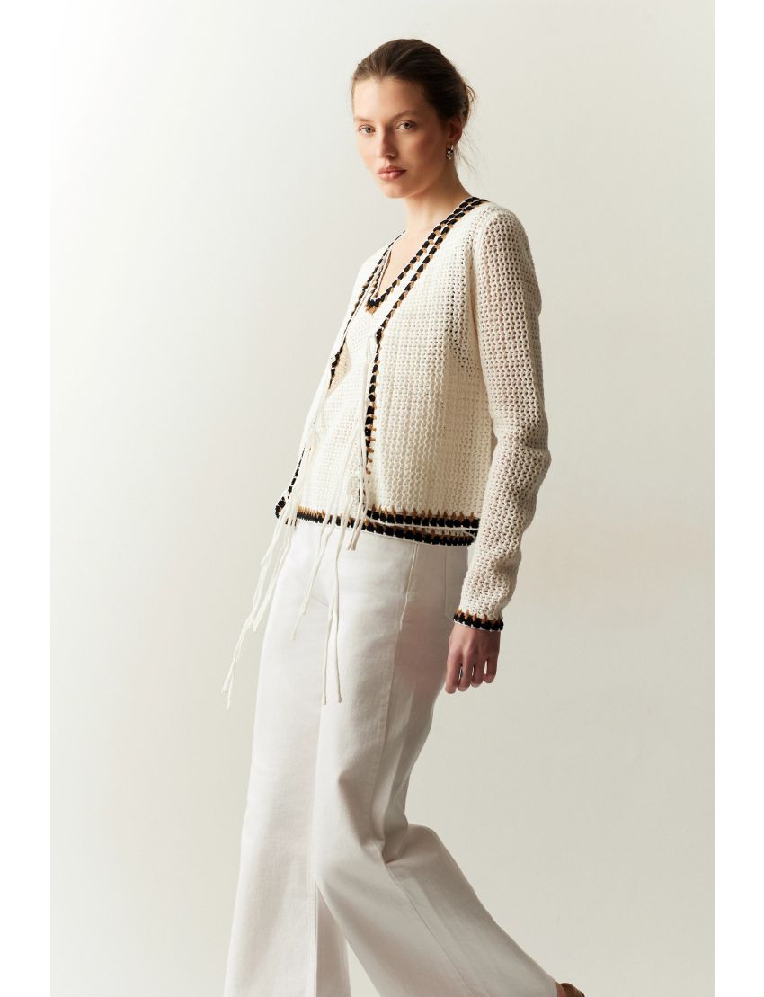 CARDIGAN 215004 MALHA CRO