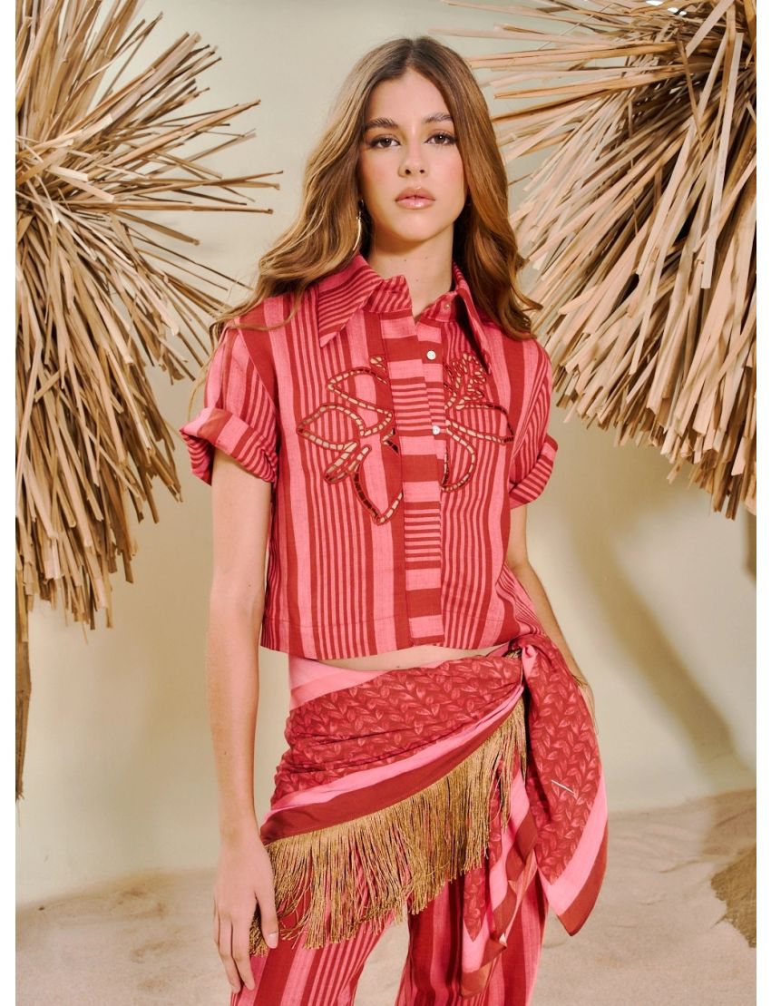 CAMISA CROP 302200414 LIN