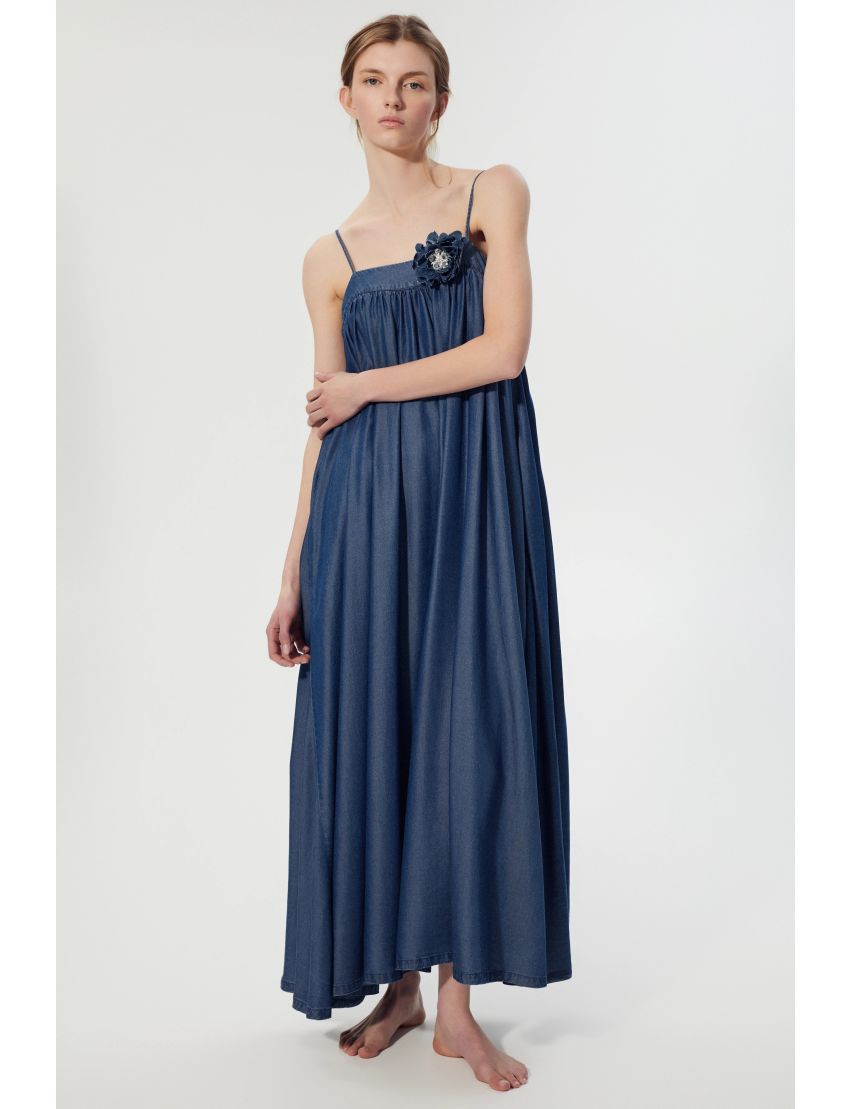 VESTIDO MAXI 211803 DENIM