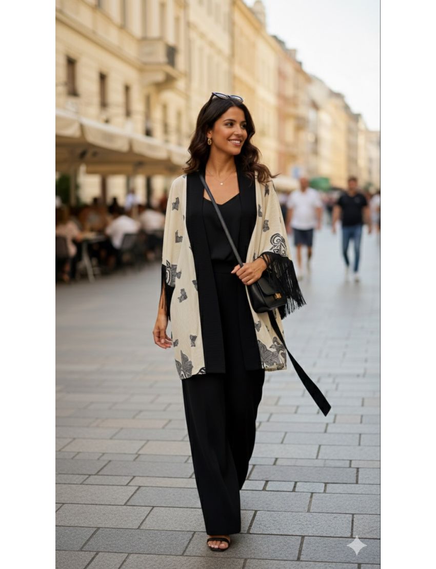 KIMONO 240009 PRINT C/ FR