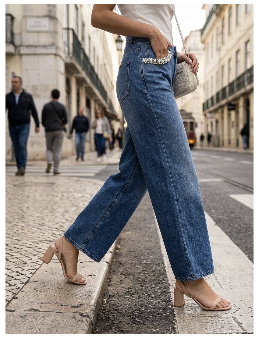 CALÇAS DENIM UA6265 FLARE