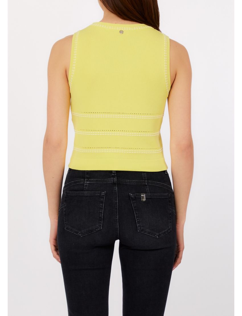 TOP WA6146 MALHA FINA C/ 