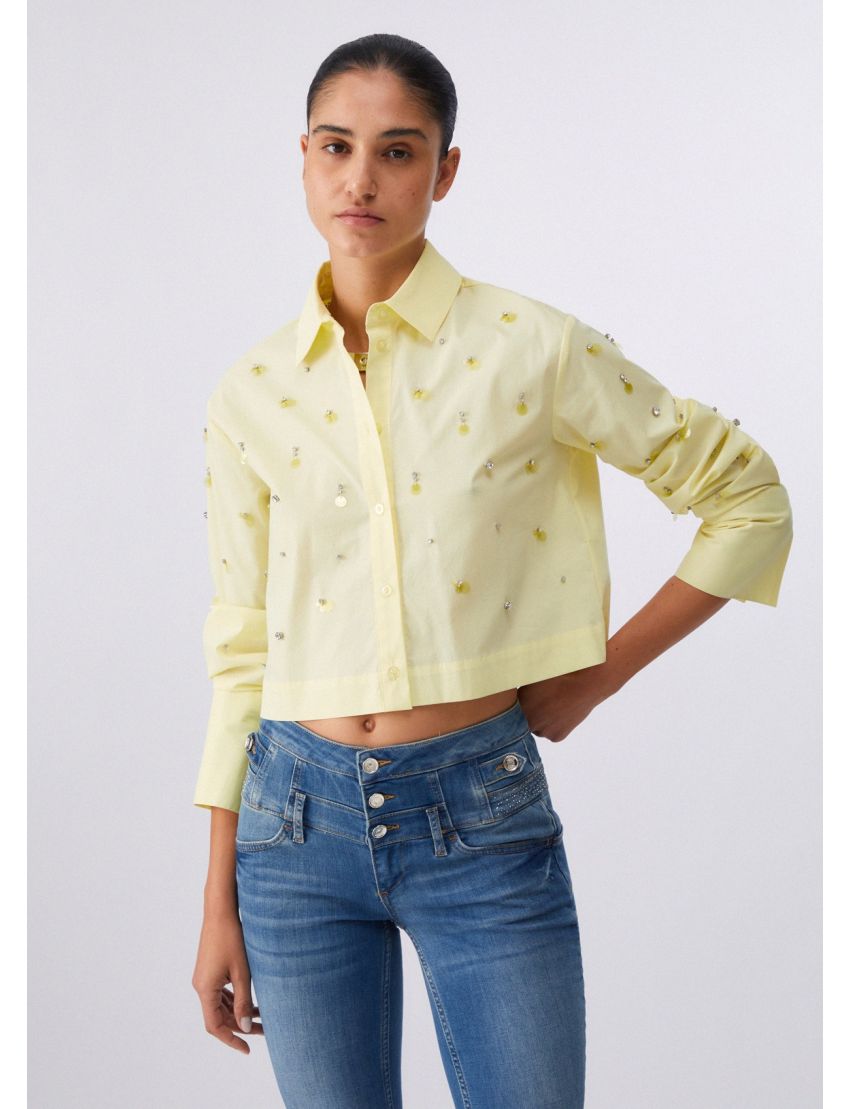 CAMISA CROP WA6173 C/ PED