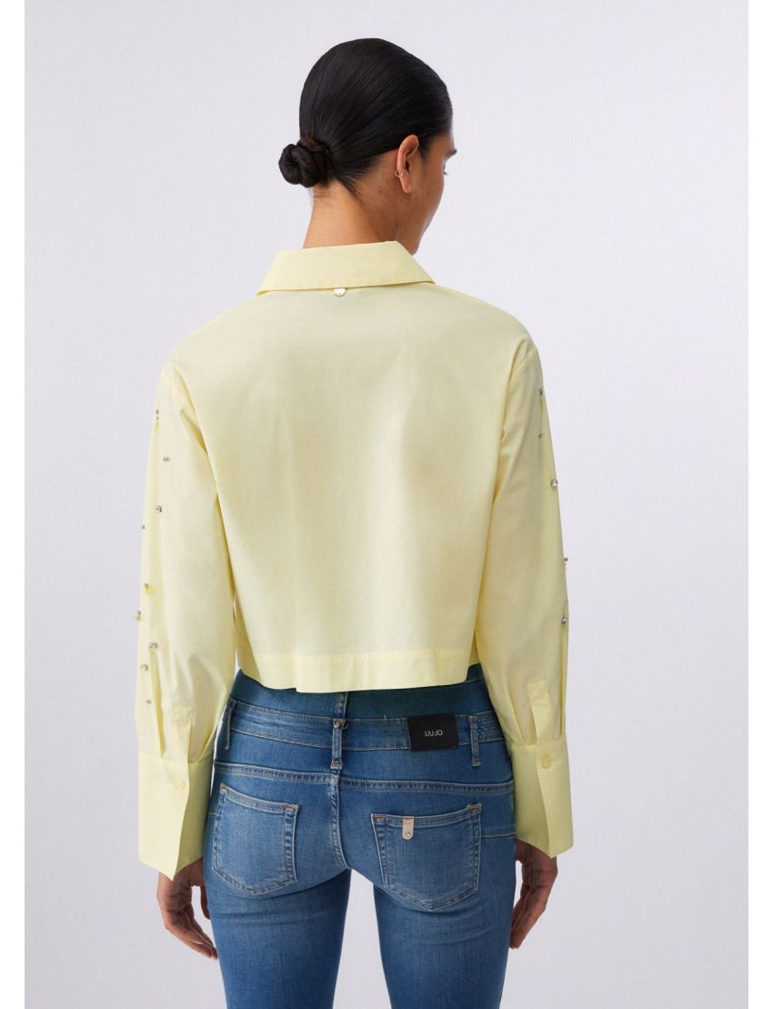 CAMISA CROP WA6173 C/ PED