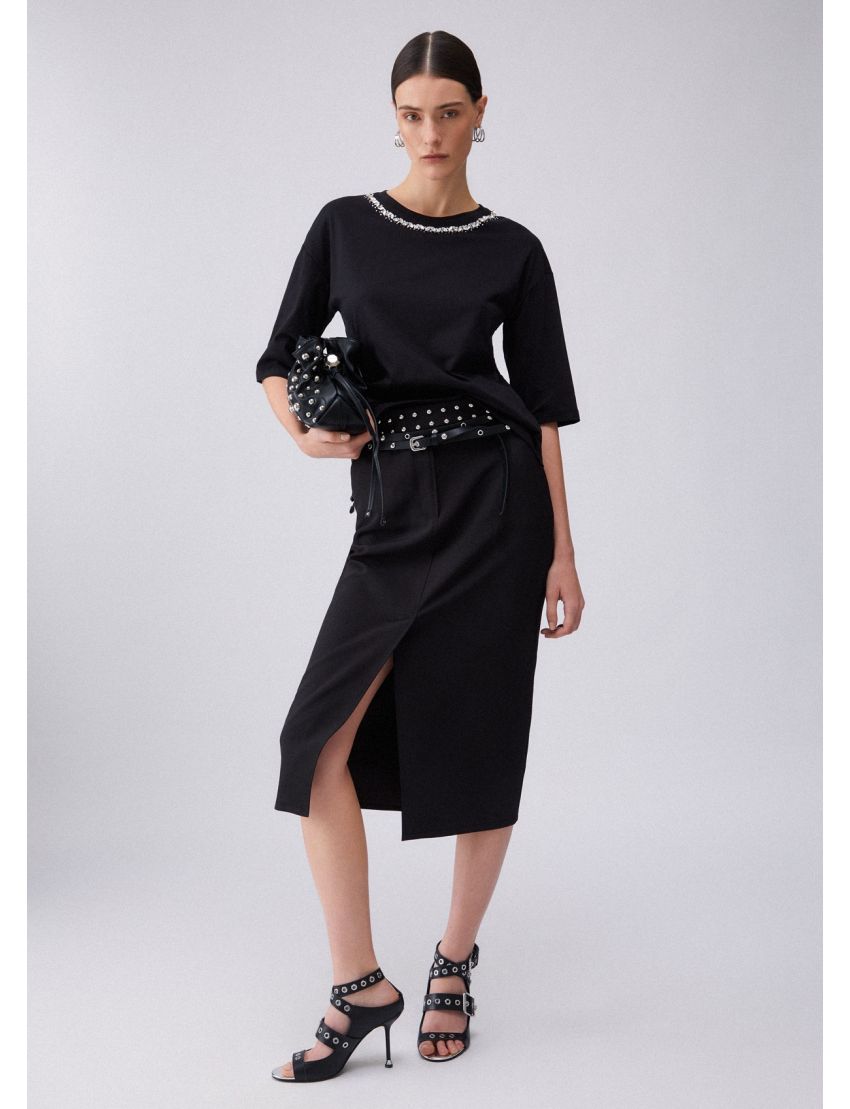 T-SHIRT WA6128 C/ APLIQUE