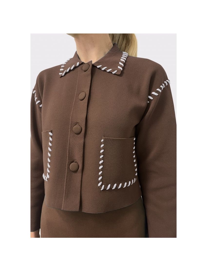 CARDIGAN CURTO WA6143 C/ 