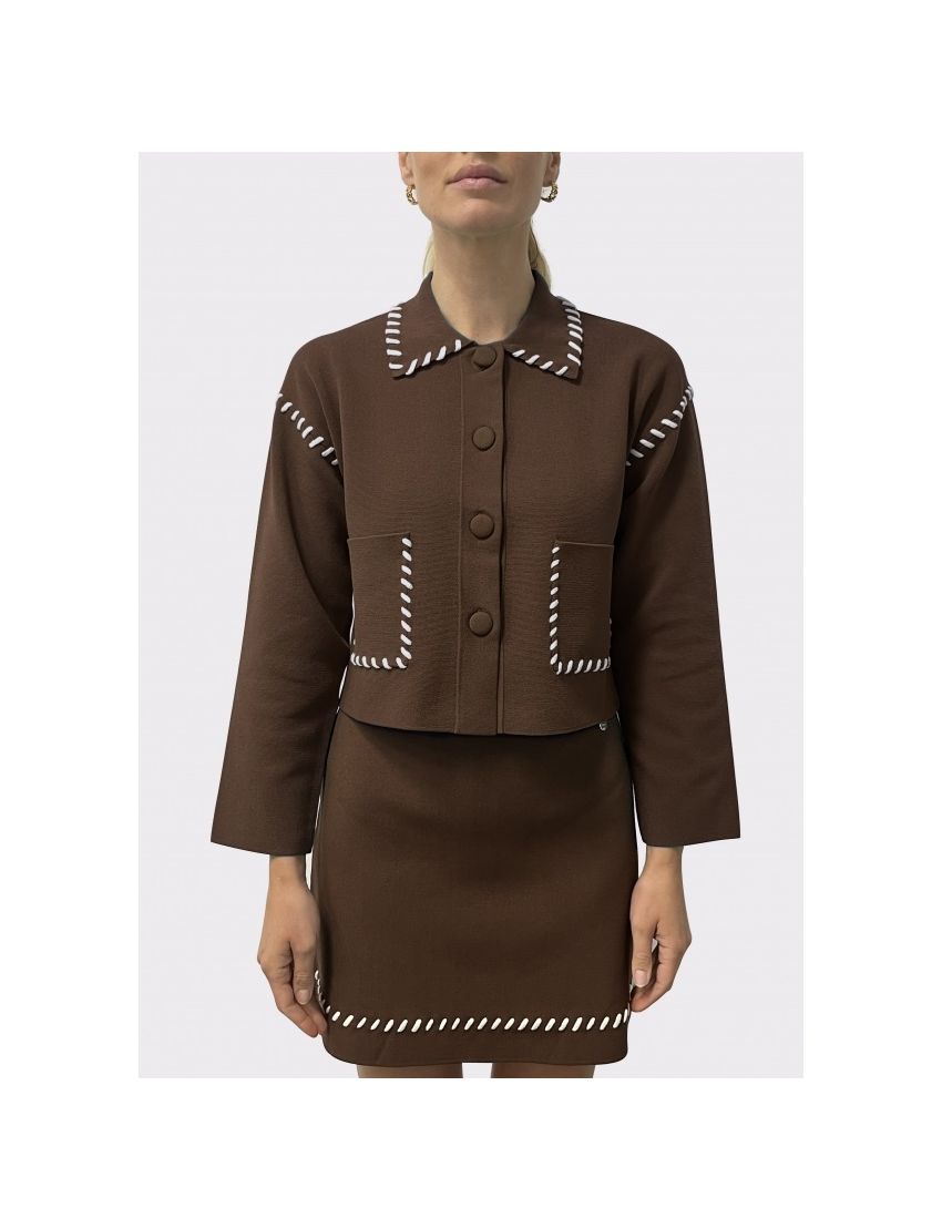 CARDIGAN CURTO WA6143 C/ 