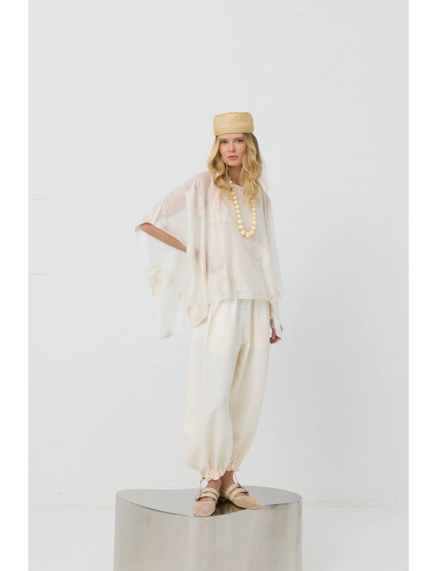 BLUSA 6059 ORGANZA COM BO