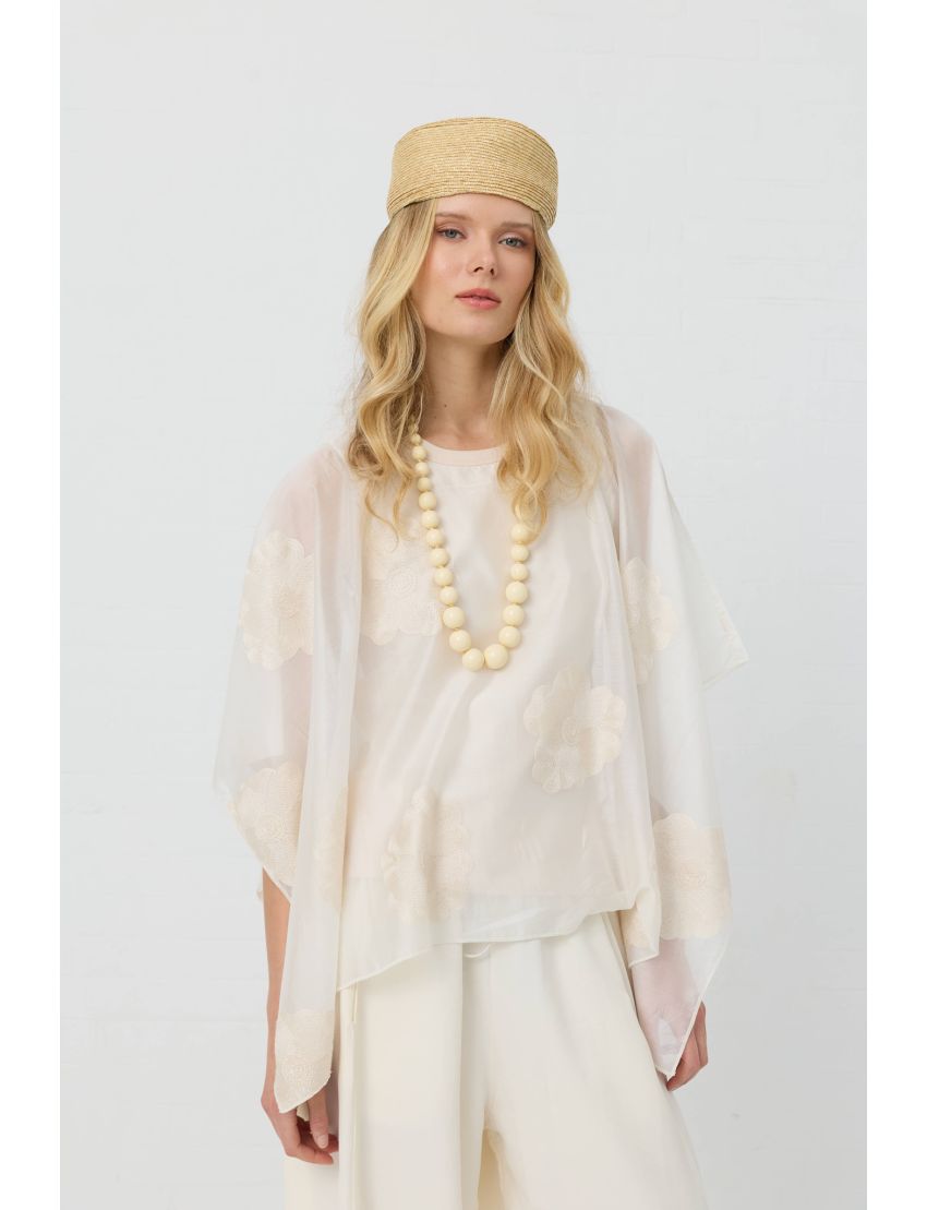 BLUSA 6059 ORGANZA COM BO