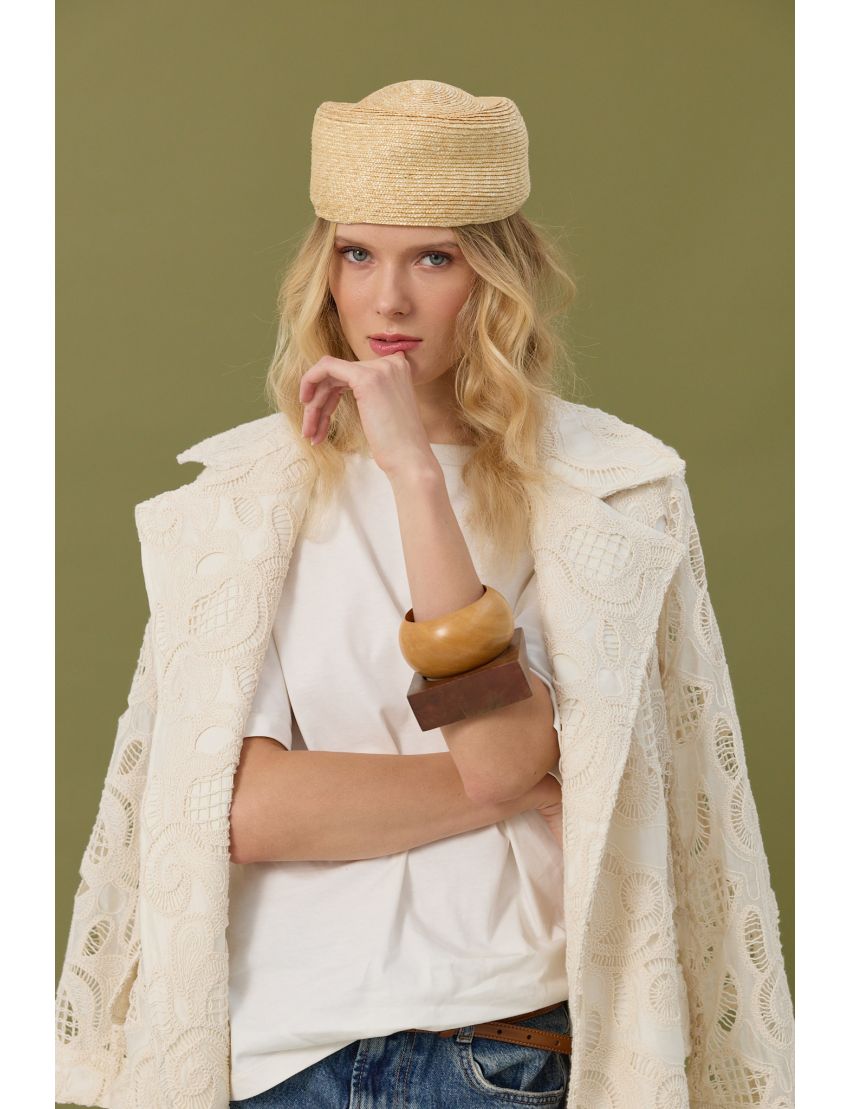 TRENCH 6306 RENDA CROCHET