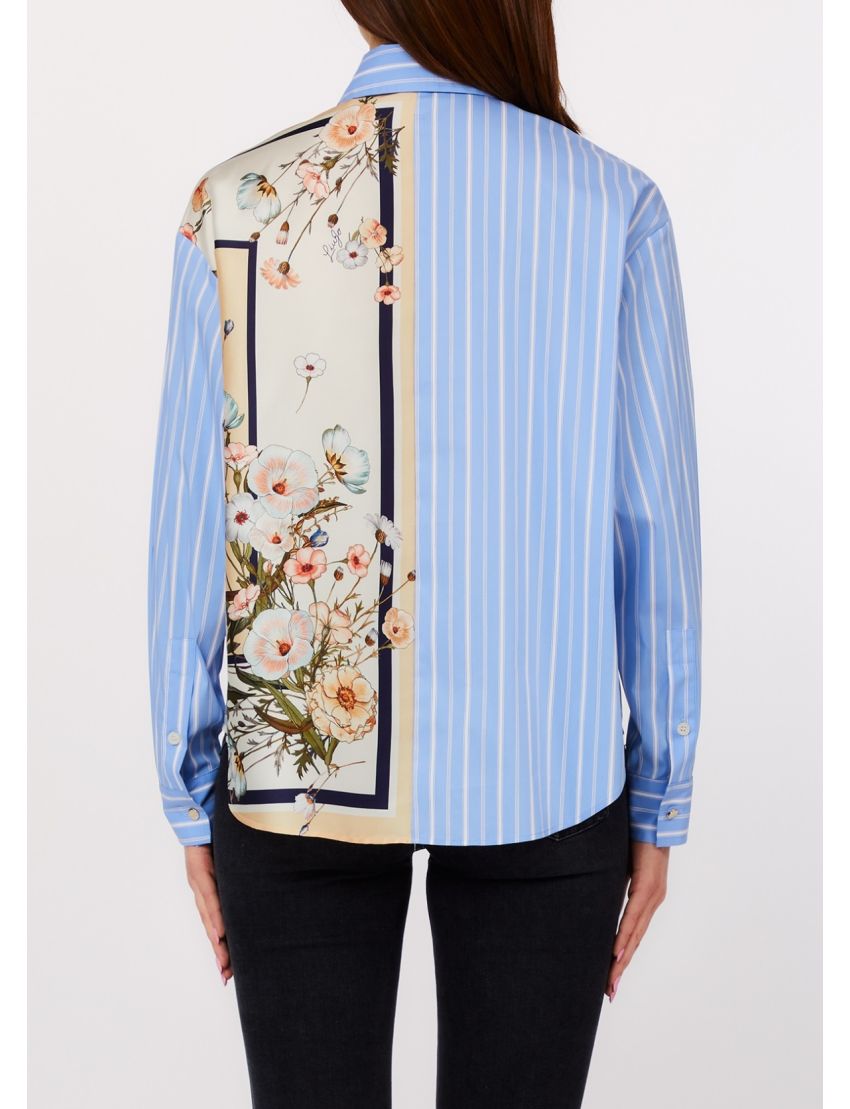 CAMISA WA6383 FLORAL E RI