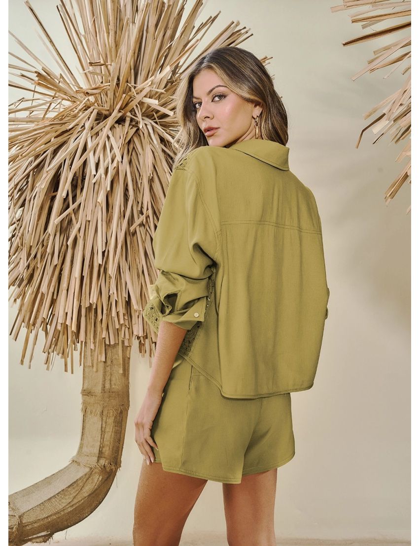 CAMISA CROP 302209202 LIN