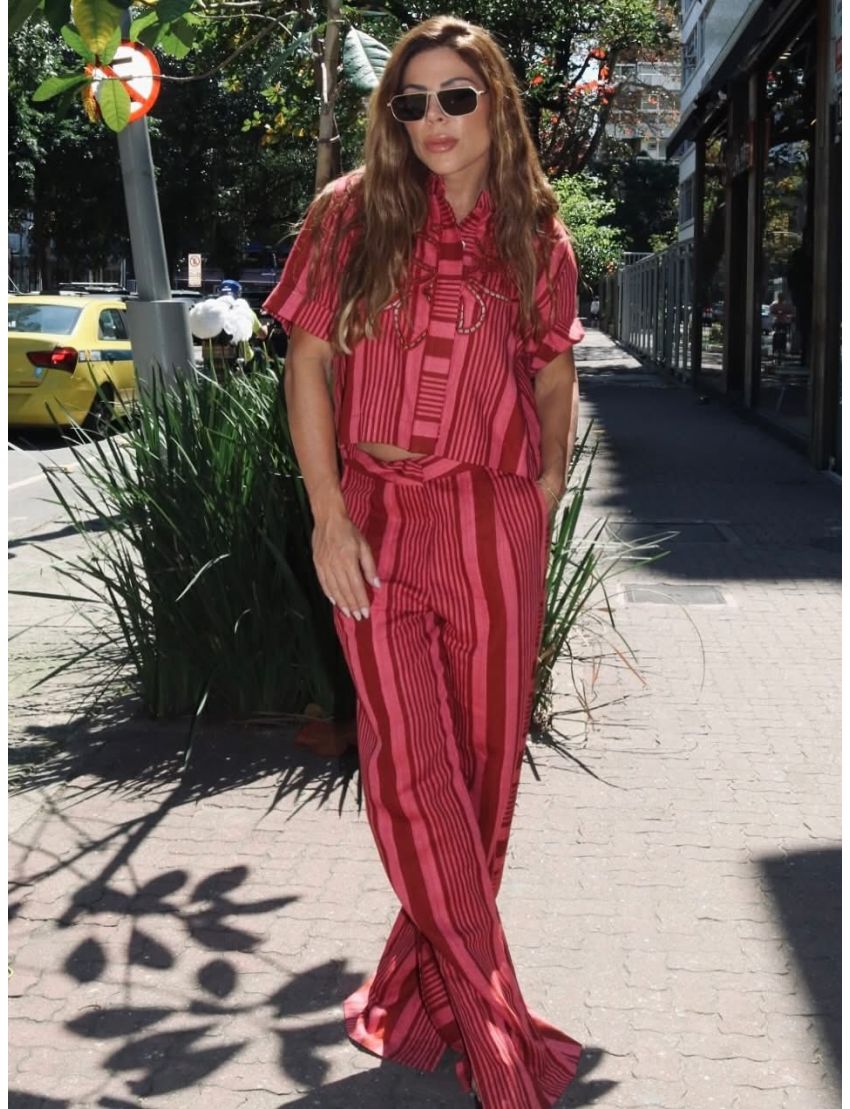 CALÇAS 22202163 LINHO RIS