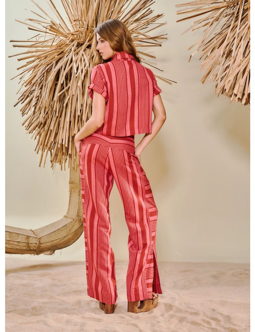 CALÇAS 22202163 LINHO RIS