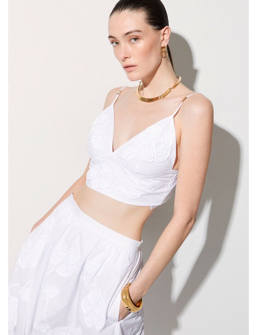 CROP TOP CA6181 POPELINE 