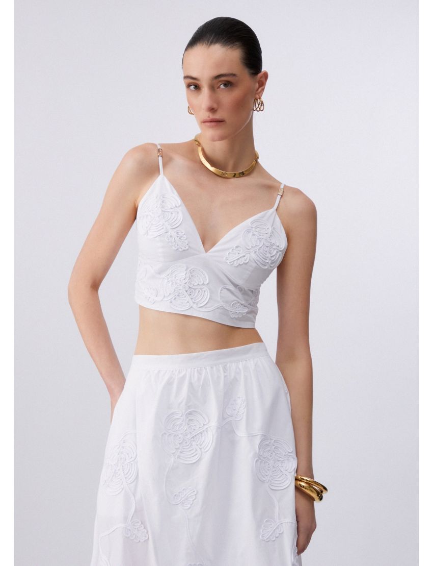 CROP TOP CA6181 POPELINE 