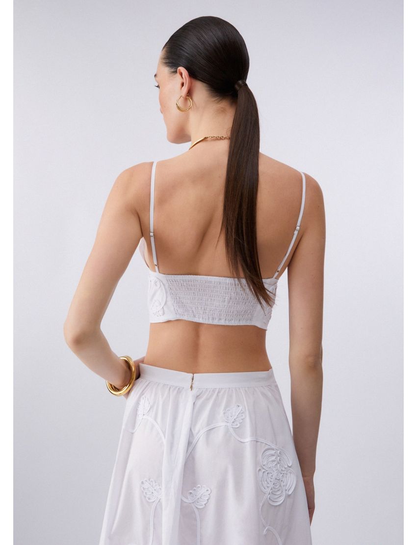 CROP TOP CA6181 POPELINE 