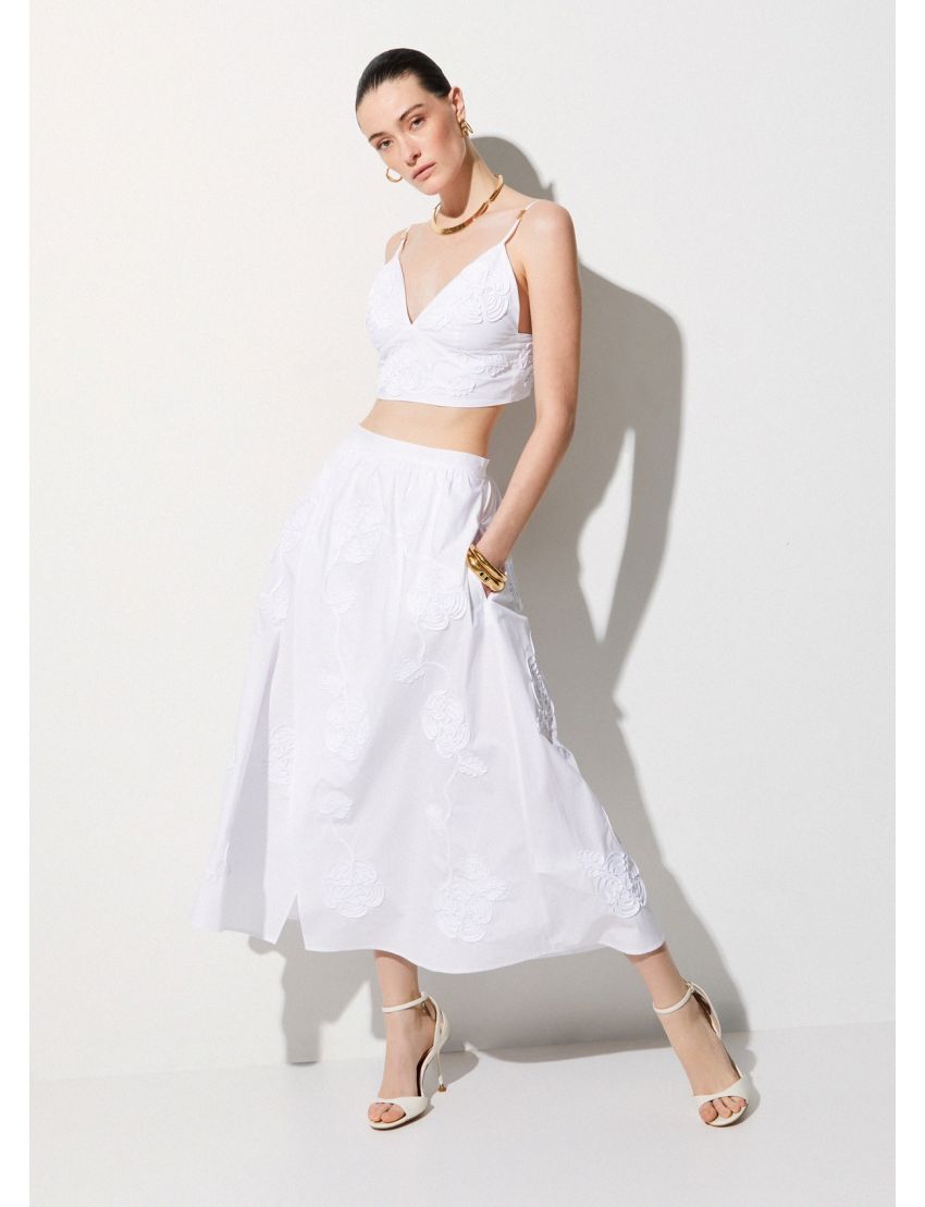 CROP TOP CA6181 POPELINE 